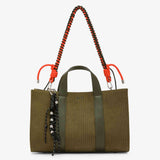 Midi bag velvet corduroy SUN68 Y46222_74 militare scuro