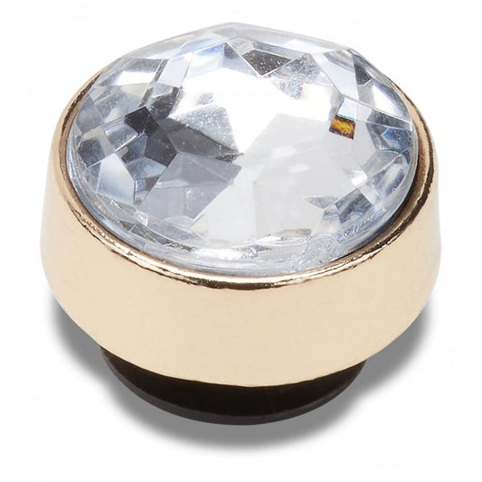 Jibbitz™ Charms per Sabot Unisex gold clear gem