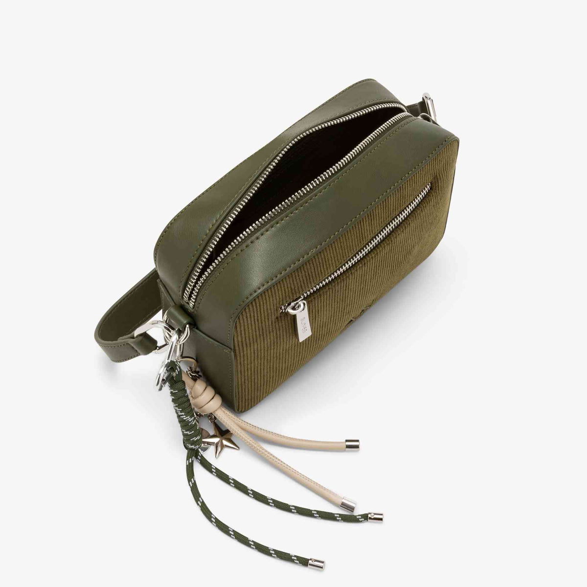 Camera bag velvet corduroy SUN68 Y46218_74 militare scuro