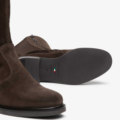 Stivali NeroGiardini I617970D-300 scarpe Camoscio Marrone