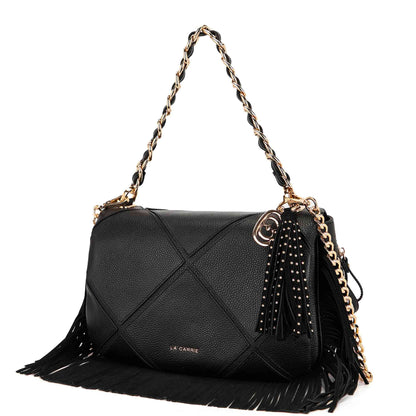 Borsa a spalla Isabel La Carrie 162P-BZ-348 donna nera