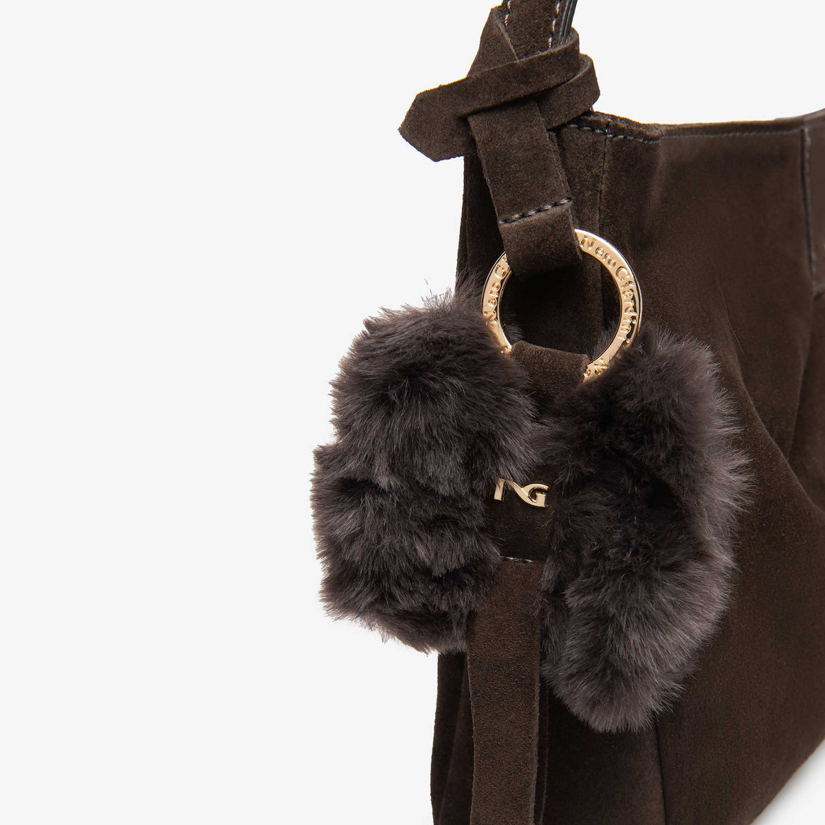 Borsa a spalla in pelle NeroGiardini I644341D-300 donna Marrone
