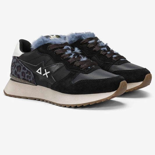Sneakers SUN68 "STARGIRL ANIMAL" Z45218-11 scarpe donna
