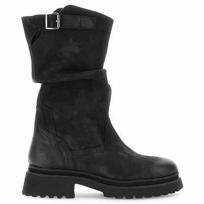 Stivali CafèNoir FD7007 in nubuck nero