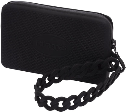Borsa donna Mini bag Chain Havaianas in  silicone nero