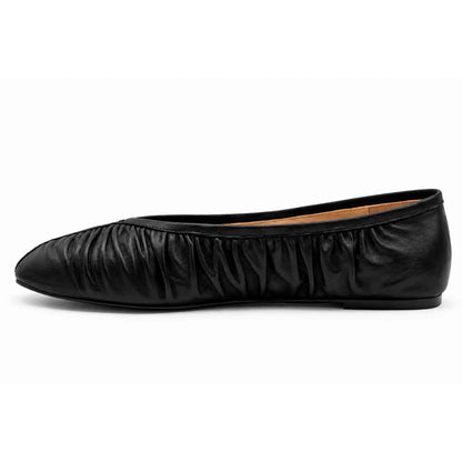 Ballerine INUOVO HE1945 donna in nappa nero