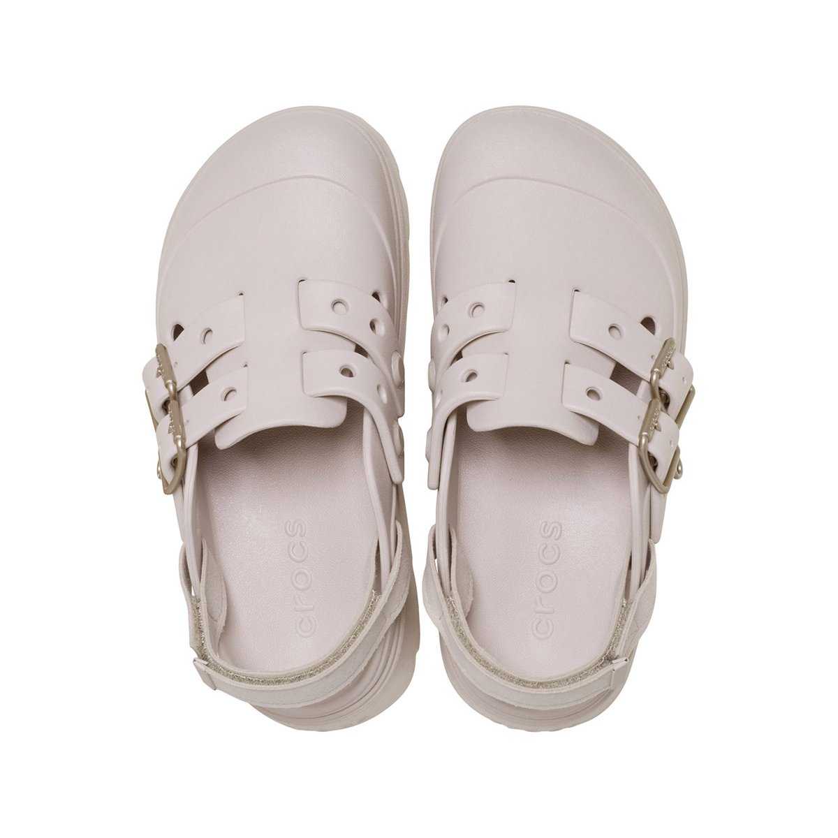 Sabot Crocs Glog Loaferette 214105 Bianco Crema