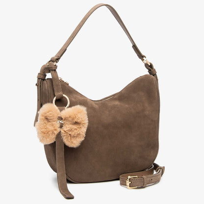 Borsa hobo in pelle NeroGiardini I644343D-427 donna