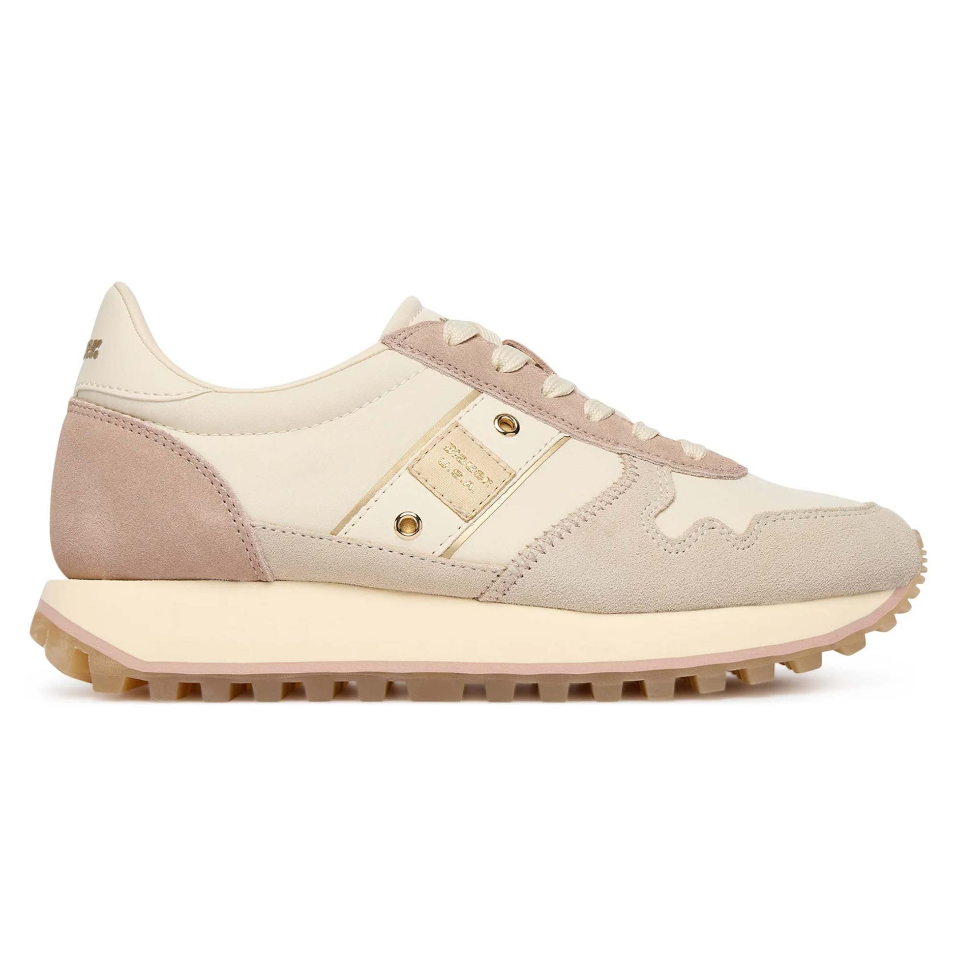 Sneaker Blauer MILLEN03 scarpe  donna crema