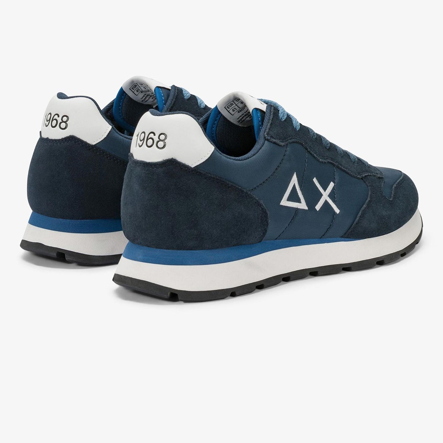 Sneakers uomo SUN68 Tom Solid Nylon Z36101-07 Blu | Casual e Sportiva
