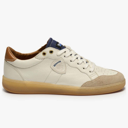 Sneaker Blauer MURRAY21 Bianco/blu/marrone