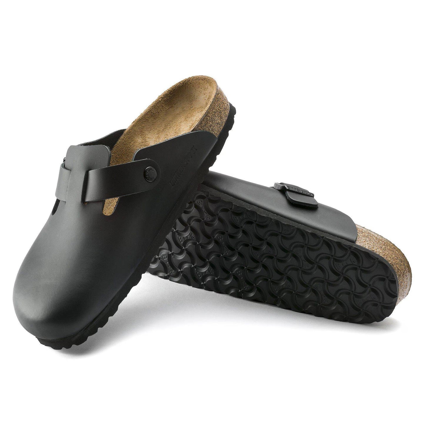 Sabot Boston Birkenstock 0060193 pelle nera (41-46)