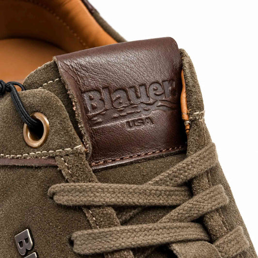 Sneaker Blauer FARRELL02 scarpe uomo Verde Militare