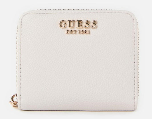 Portafoglio Guess SWBG85 Laurel Slg Small Zip Around avorio