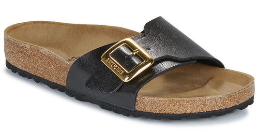 Sandali Birkenstock Catalina Cushion Buckle nero liquerizia 1029481