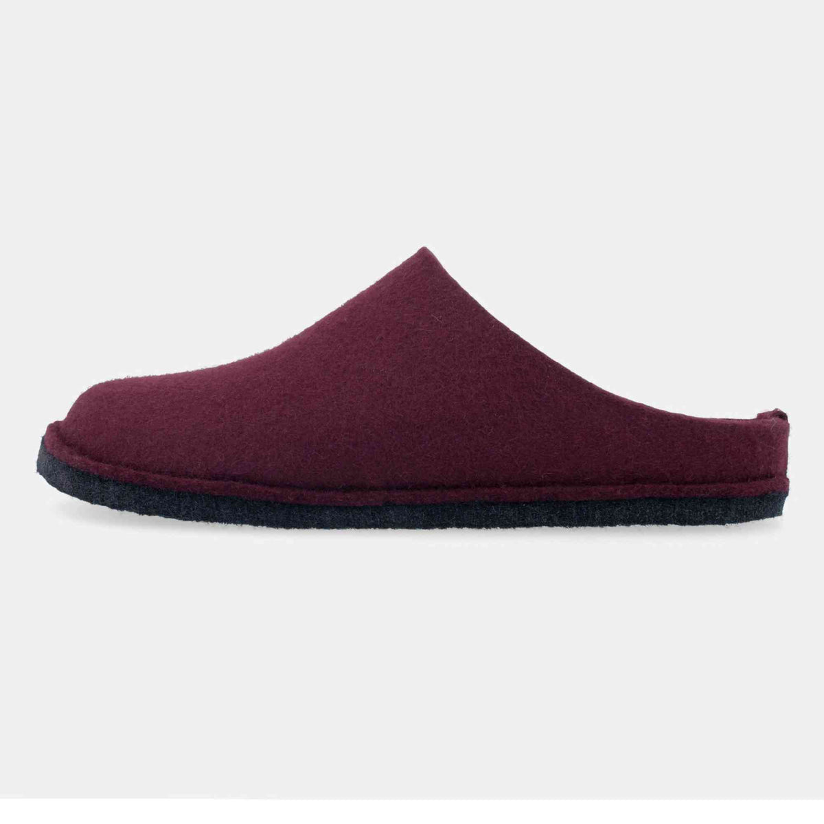 Pantofole HAFLINGER Soft 31101009 bordeaux in feltro di lana - dettaglio 6