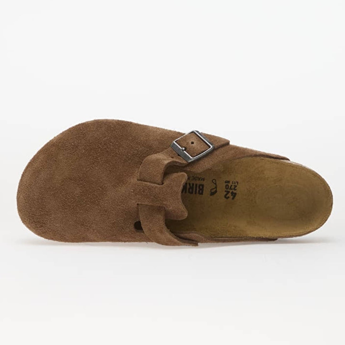 Sabot Boston  Birkenstock 1032795 camoscio Dark Tea (41-45)