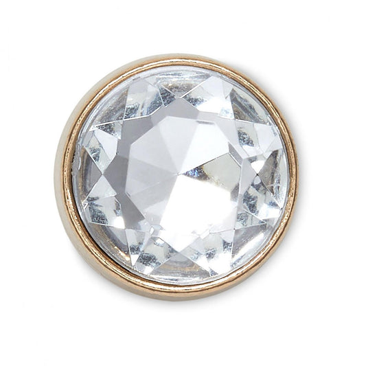 Jibbitz™ Charms per Sabot Unisex gold clear gem