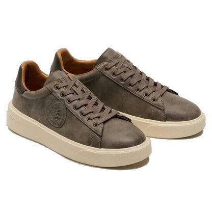 Sneaker Blauer "BUCK01" scarpe taupe/militare