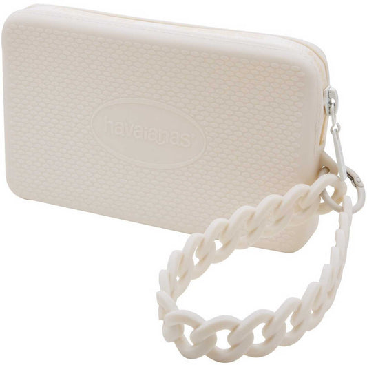 Borsa donna Mini bag Chain Havaianas in  silicone beige