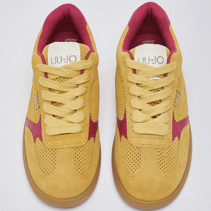 Sneakers LIU JO "Connor 01" BA6051 giallo ocra/fucsia