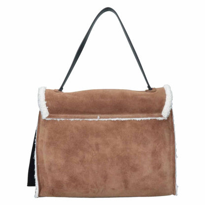 Borsa a cartella  REBELLE CLIO HYPER borsa donna in pelle marrone