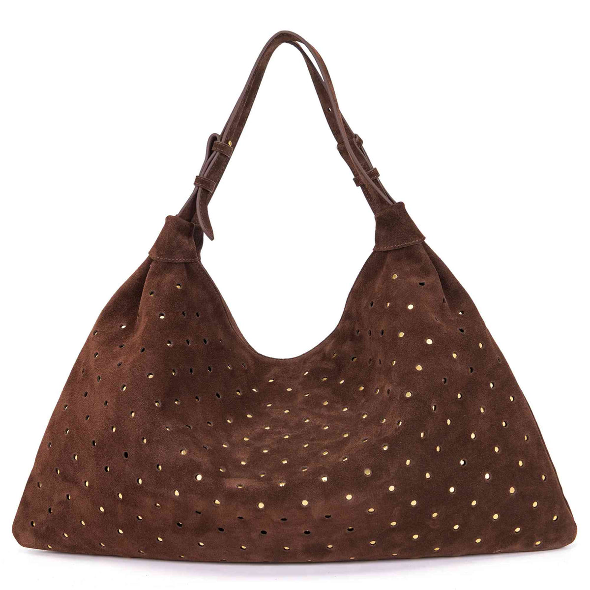 Borsa shopping Metropolis La Carrie 162P-TX-476 donna Marrone
