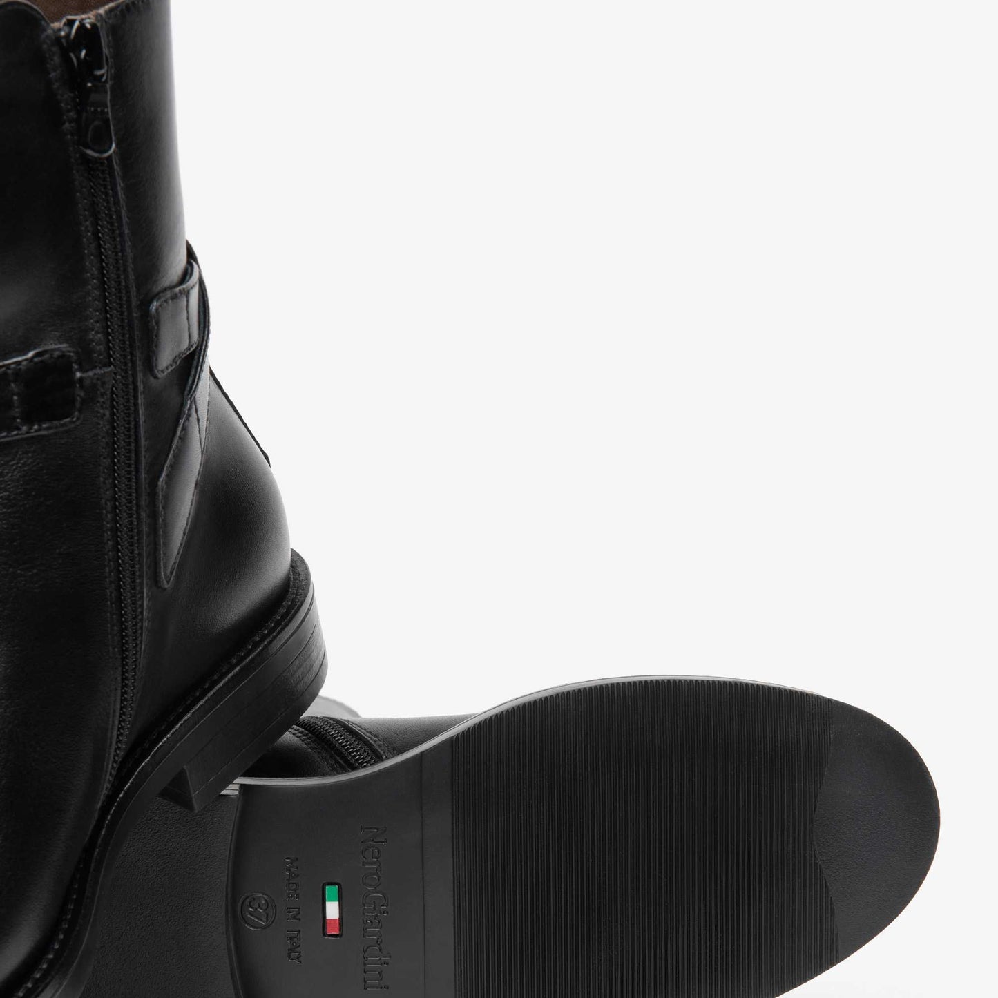 Stivaletto NeroGiardini I617980D-100 Biker donna