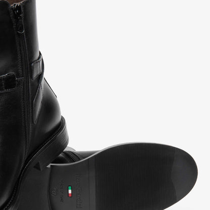 Stivaletto NeroGiardini I617980D-100 Biker donna