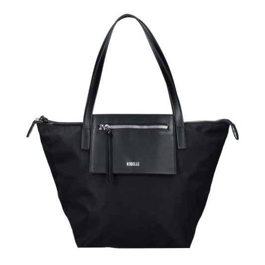 Borsa a spalla REBELLE NOA Big Nylon nero