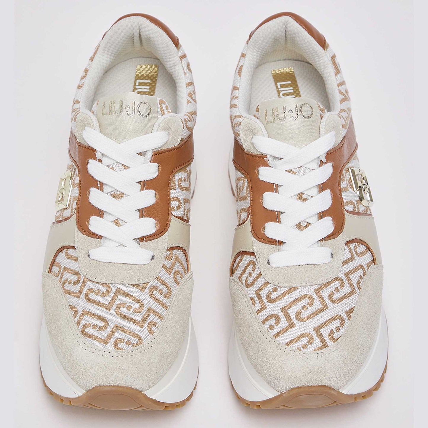 Sneakers LIU JO "Maxi Wonder PLUS 02" BA6019 beige