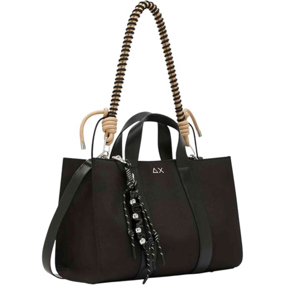 Borsa Canvas midi bag everyday SUN68 Y46201_11 Nera