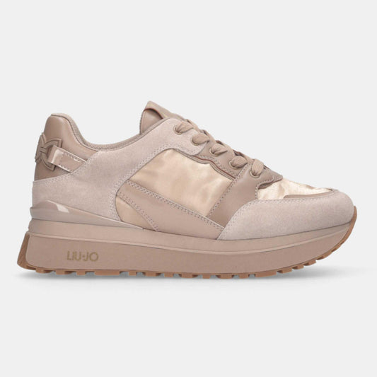 Sneakers LIU JO "Maxi Wonder" BF5005 beige