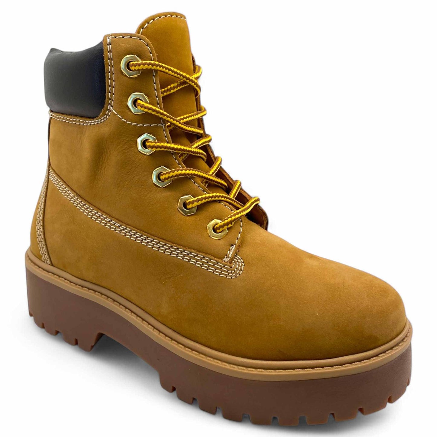 Polacchino allacciato MGP BAN-15 in nubuck giallo