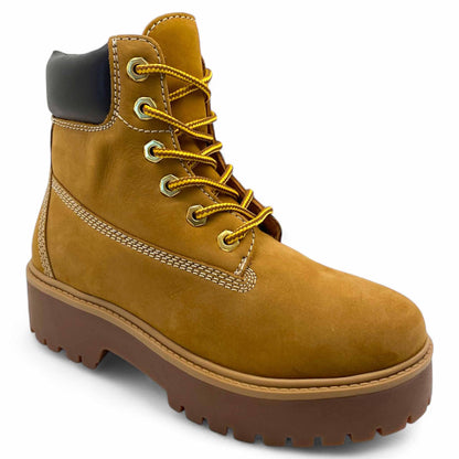 Polacchino allacciato MGP BAN-15 in nubuck giallo