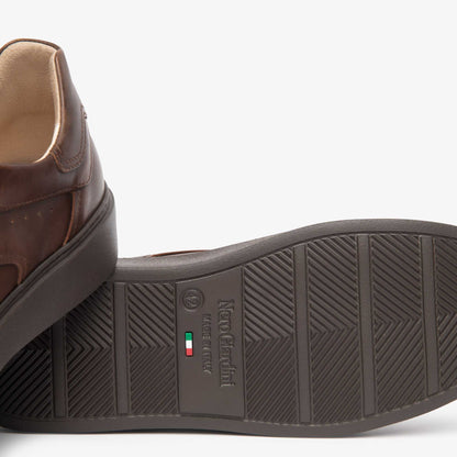 Sneaker NeroGiardini I601371U-412 scarpe uomo Marrone