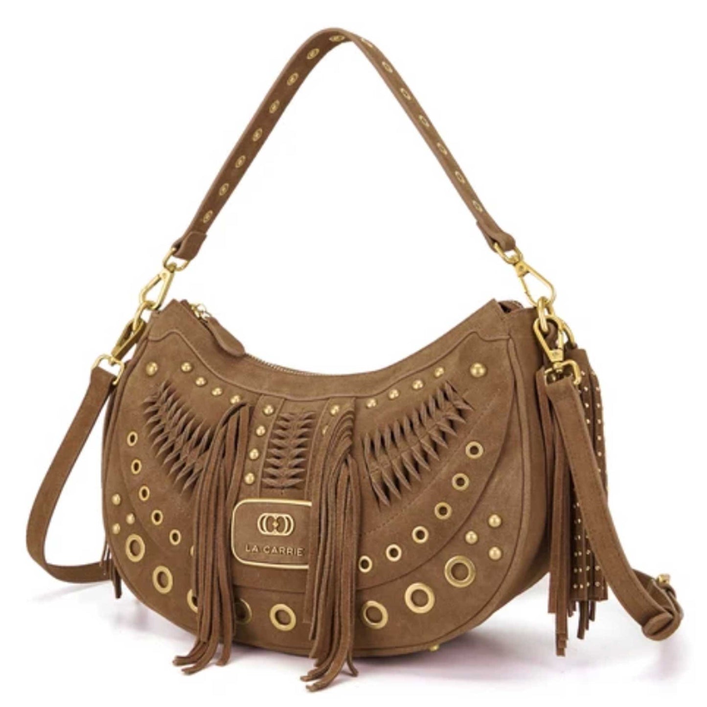 Borsa a spalla Apallosa La Carrie 162P-DB-433 donna Marrone