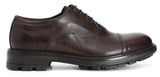 Francesina CafèNoir RF2002 scarpe stringate uomo in pelle marrone