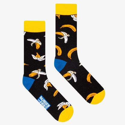 Calze Food Socks BF1008 "Bananarama" Socks Burger and Fries