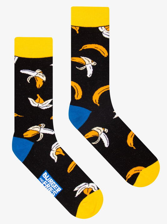 Calze Food Socks BF1008 "Bananarama" Socks Bruger and Fries