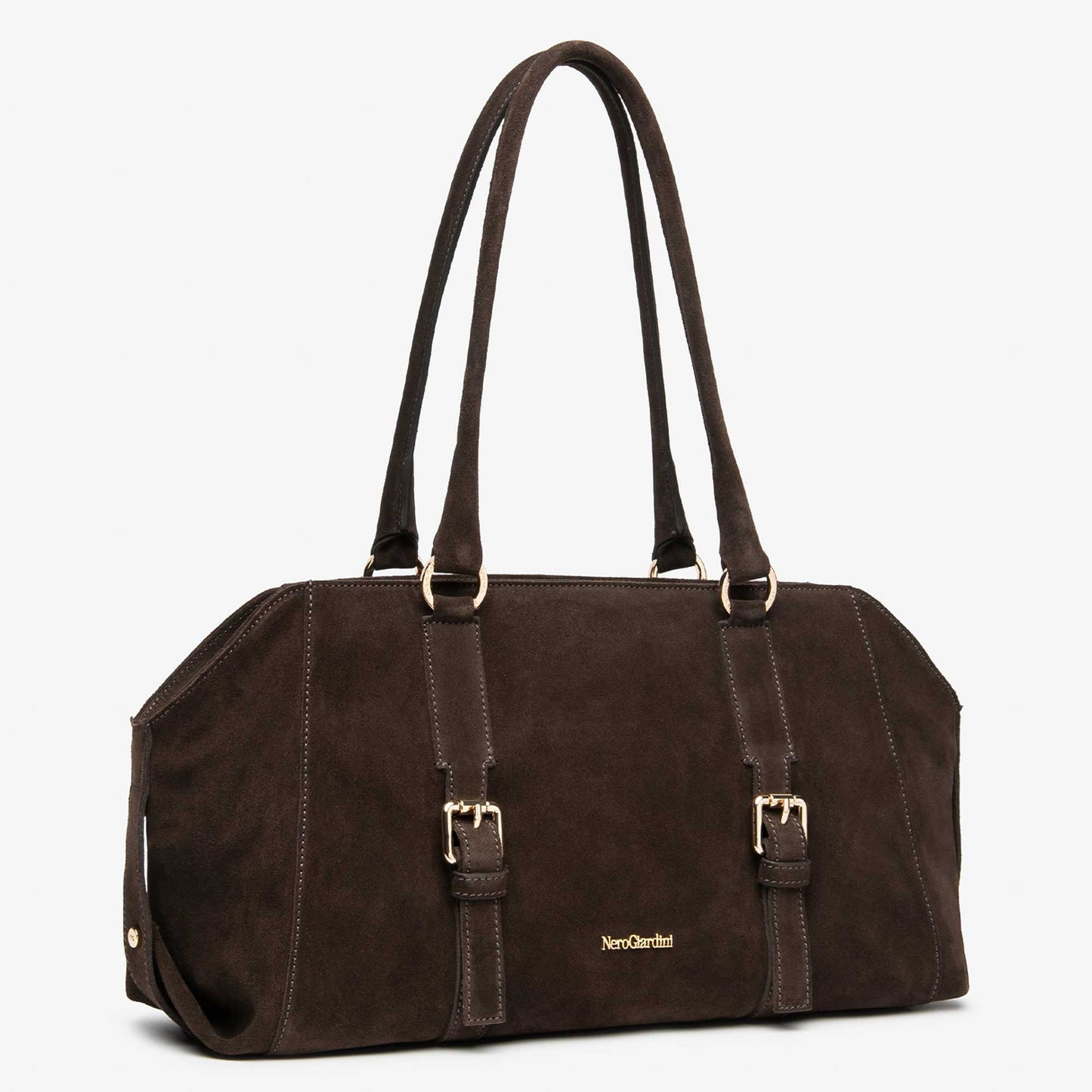 Bauletto in pelle NeroGiardini I644320D-300 donna Marrone