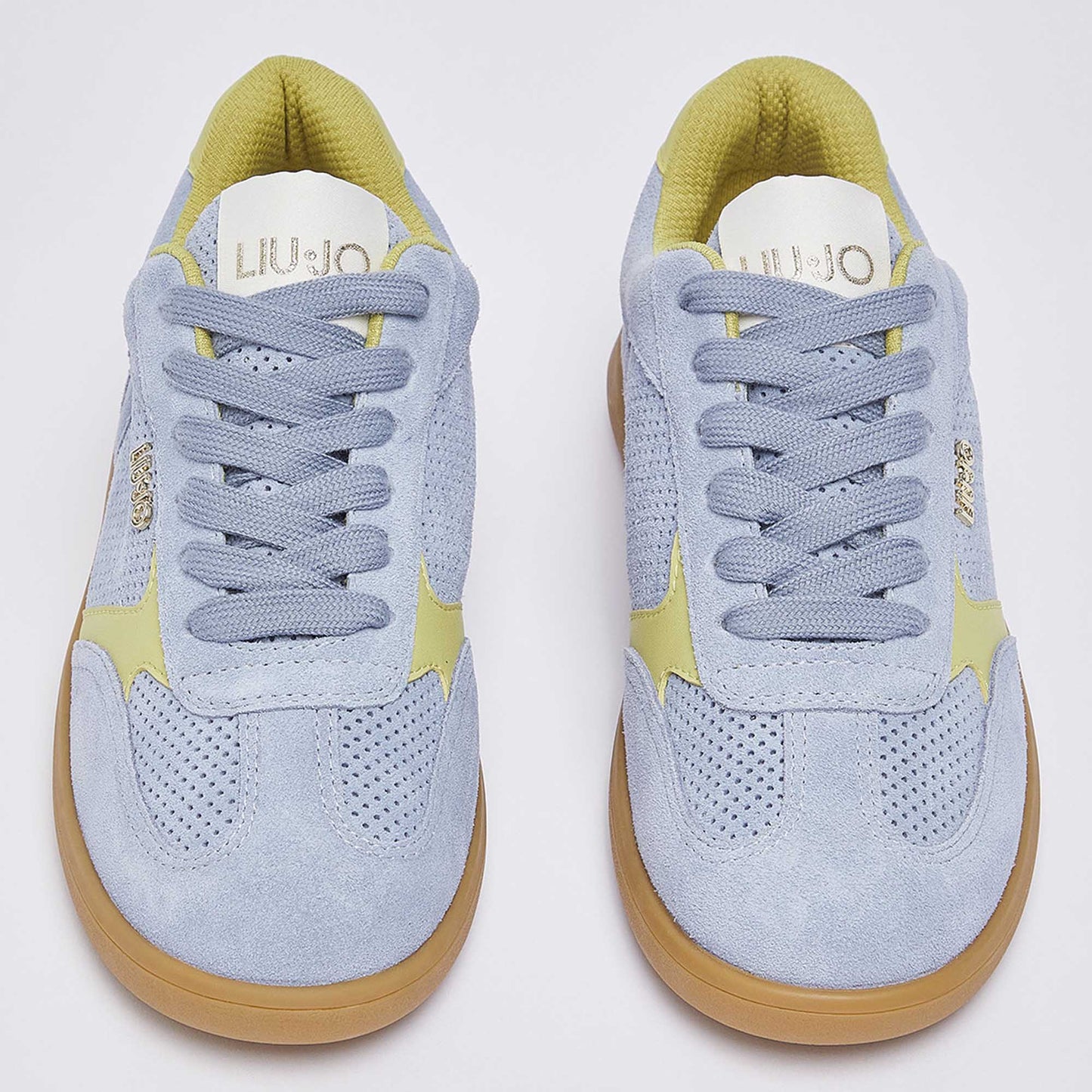 Sneakers LIU JO "Connor 01" BA6051 celeste/giallo