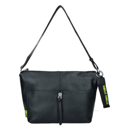 Borsa a spalla  REBELLE LYCAENA BIG borsa donna in pelle nera