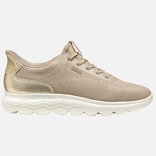 Sneakers GEOX "Spherica Plus A" taupe/gold