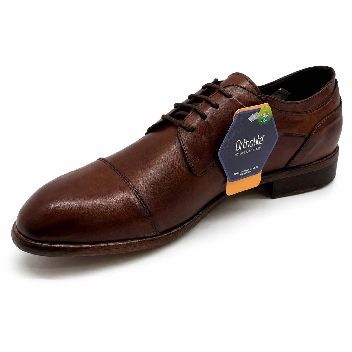 Scarpe stringate KEBO NA5020 uomo marrone
