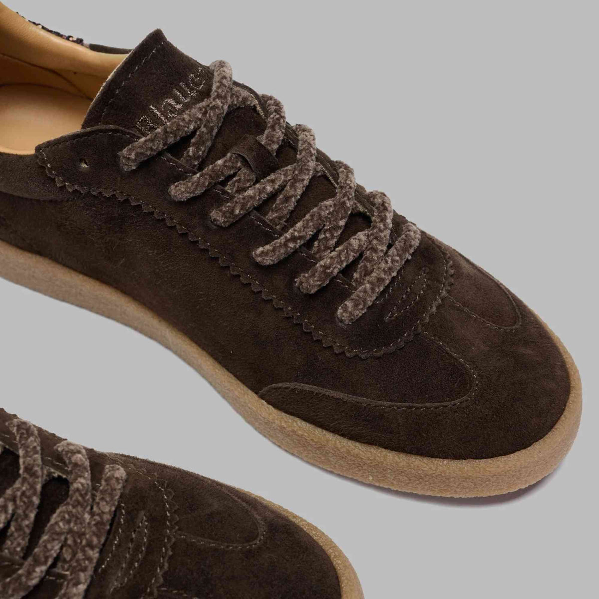 Sneaker Blauer AURORA04 donna suede marrone scuro