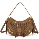 Borsa a spalla Apallosa La Carrie 162P-DB-433 donna Marrone