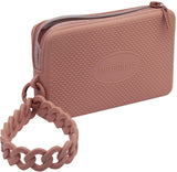Borsa donna Mini bag Chain Havaianas in  silicone rosa