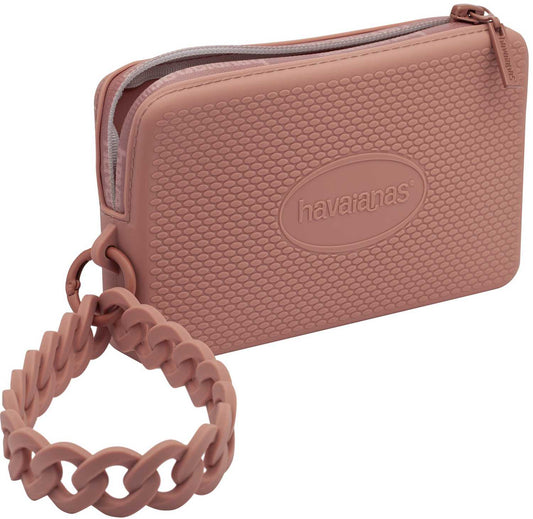 Borsa donna Mini bag Chain Havaianas in  silicone rosa