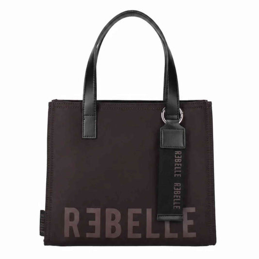 Borsa REBELLE POPPY NYLON Mini Bag donnaMarrone wengè